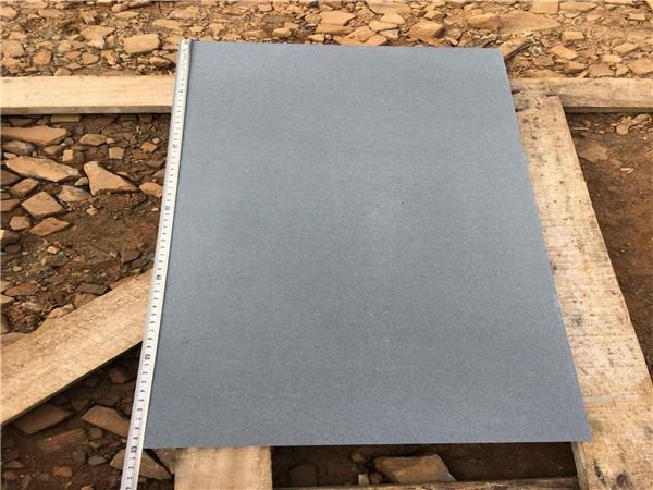 grey basalt tiles honed