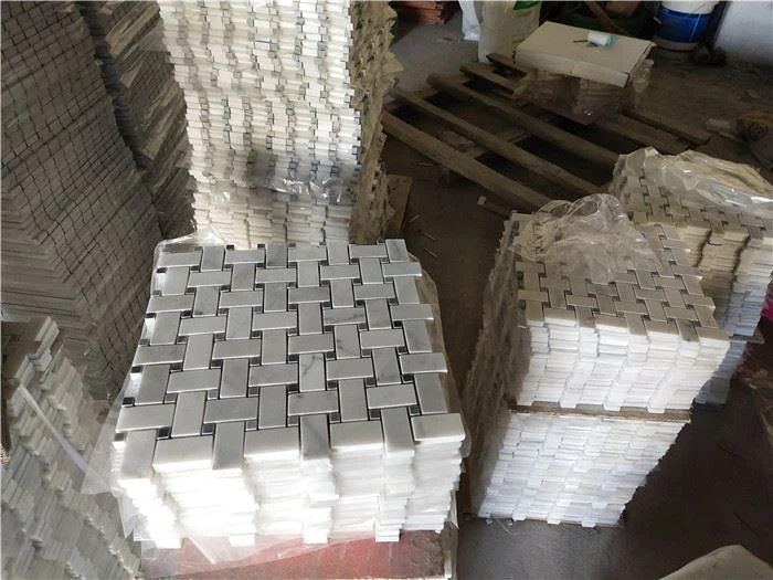 oriental white marble mosaic backsplash mosaic