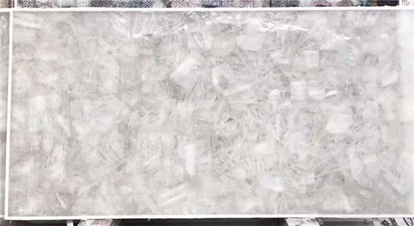 white semi precious stones slabs for background