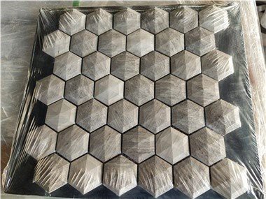 Grey Marble Mosaic Vuas