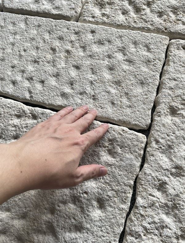 Bush Hammered Limestone Wall tile