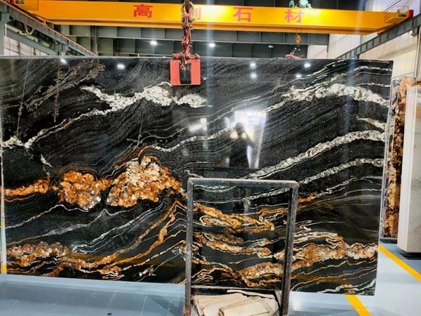 magma gold granite polished