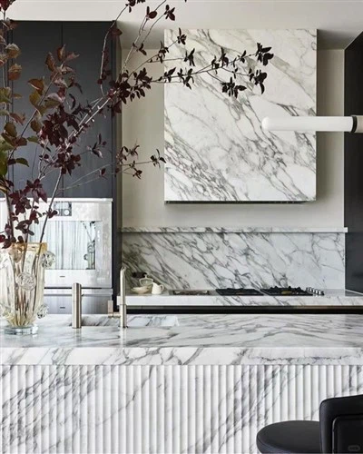 Arabescato Marble countertops