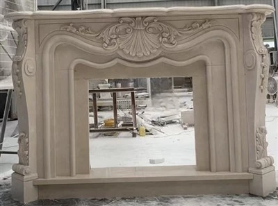 Beige Marble Qhov cub Surround
