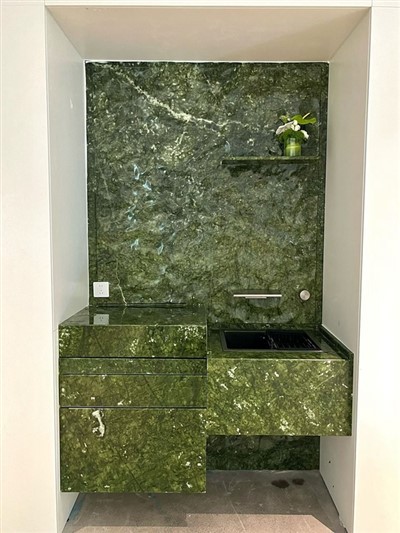 Ming ntsuab marble chav dej
