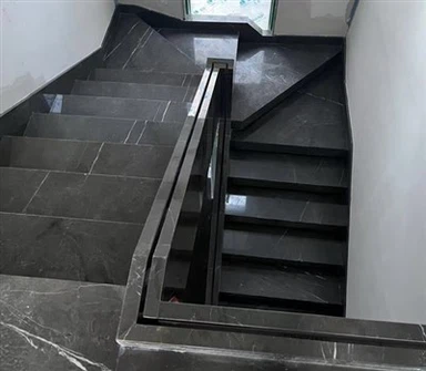 Pietra Grey Marble Stairs