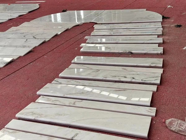 White Marble Step